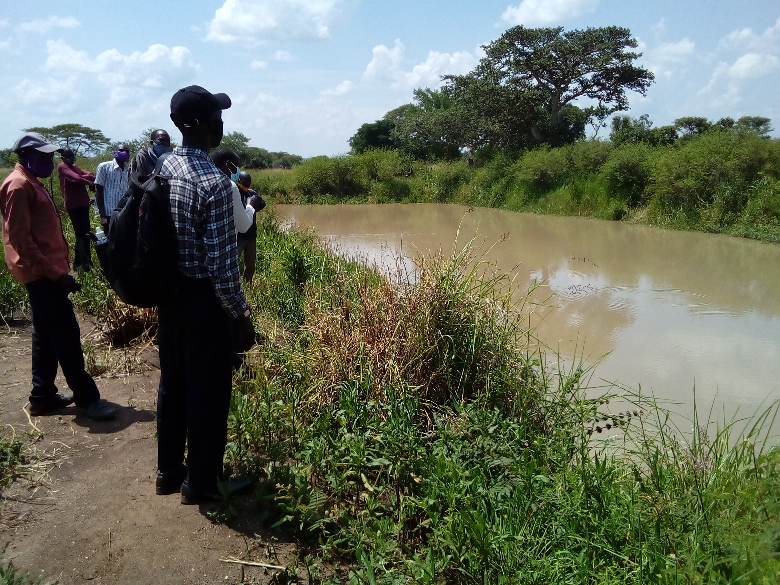 CMG follow up visits of NUSAF and DR DIP sub projects across Kitgum and Lamwo Districts.